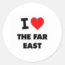 Ik houd van het Verre Oosten Sticker