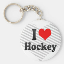 Ik houd van Hockey Sleutel Hanger