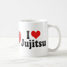 Ik houd van Jioe-jitsoe Koffie Mok