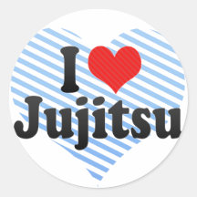 Ik houd van Jioe-jitsoe Stickers