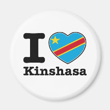 Ik houd van Kinshasa Magneten