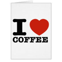 Ik houd van Koffie Wenskaarten