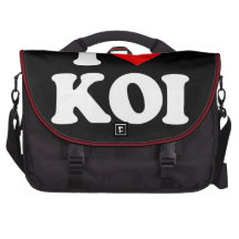 IK HOUD VAN KOI LAPTOP SCHOUDERTAS
