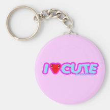Ik houd van Leuke t-shirts Kawaii & meer Sleutel Hangers