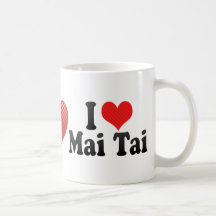 Ik houd van MAI Tai Koffie Bekers