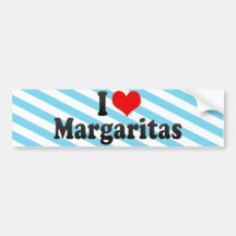 Ik houd van Margaritas Bumpersticker