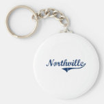Ik houd van Michigan Northville Sleutelhangers