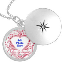 Ik houd van Mijn Dochter! De Rode Harten van de fo Ketting