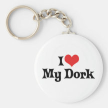 Ik houd van Mijn Dork Keychain Sleutelhanger