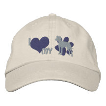 Ik houd van mijn Manchester Terrier Baseball Cap