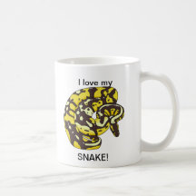 Ik houd van mijn Slang! De Mok van de koffie