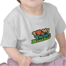 Ik houd van Mijn TweelingBroer T Shirt