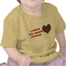 Ik houd van Mijn TweelingZuster, peuteroverhemd Tshirts