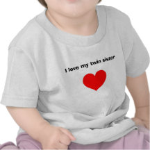Ik houd van mijn tweelingzuster shirt