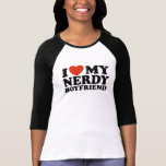 Ik houd van Mijn Vriend Nerdy T Shirt