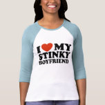 Ik houd van Mijn Vriend Stinky Tshirts