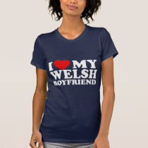 Ik houd van Mijn Welse Vriend t-shirts