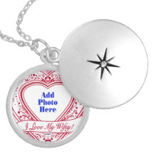 Ik houd van Mijn Wifey! - De Rode Harten van de fo Gepersonaliseerde Ketting