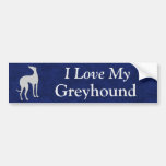 Ik houd van Mijn Windhond Bumpersticker