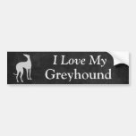 Ik houd van Mijn Windhond Bumpersticker