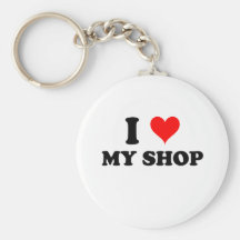 Ik houd van Mijn Winkel Sleutel Hangers