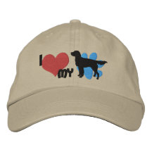 Ik houd van mijn Zetter Geborduurd Pet Llewellin Baseball Cap