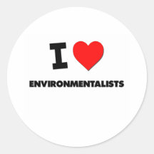 Ik houd van Milieudeskundigen Stickers