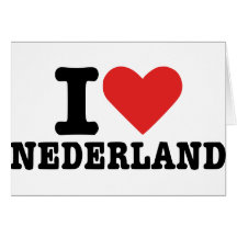 Ik houd van Nederland Wenskaart