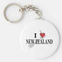 Ik houd van Nieuw Zeeland Sleutelhangers