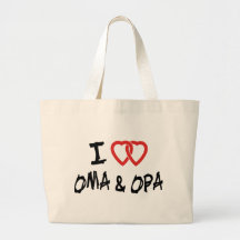 Ik houd van Oma & Opa Tas