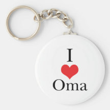 Ik houd van Oma (van het Hart) Sleutelhanger