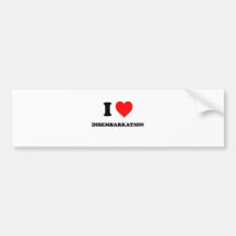 Ik houd van Ontscheping Bumpersticker