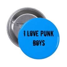 Ik houd van Punk Jongens Speldbutton