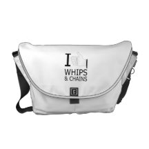 Ik houd van ransel en Chains.png Messenger Bag