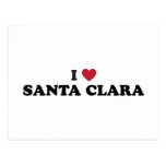 Ik houd van Santa Clara Californië Wens Kaart