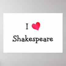 Ik houd van Shakespeare Print