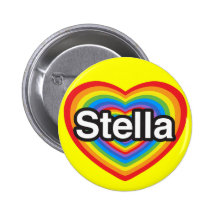 Ik houd van Stella. Ik houd van u Stella. Hart Speldje