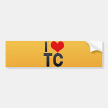 Ik houd van TC Bumpersticker