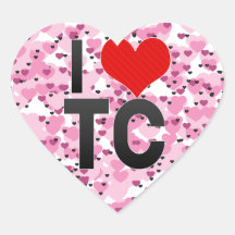 Ik houd van TC Hart Sticker