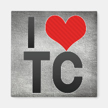 Ik houd van TC Koelkast Magneten