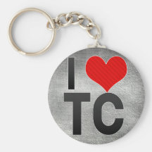 Ik houd van TC Sleutel Hangers