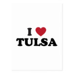 Ik houd van Tulsa Oklahoma Wens Kaarten