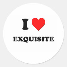 Ik houd van Uitstekend Sticker