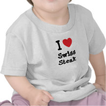 Ik houd van Zwitserse het hartT-shirt van het Lapj