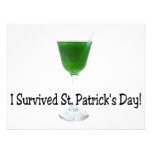 Ik overleefde St Patricks Dag Uitnodiging