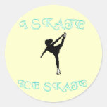 Ik schaats, Schaats Ronde Sticker