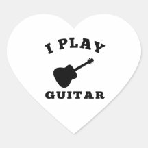 Ik speel Gitaar Sticker
