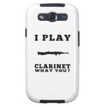 Ik speel Klarinet Samsung Galaxy S3 Cases