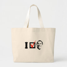 Ik stemde over T-shirt Obama Tas