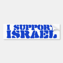 Ik steun Israël Bumperstickers